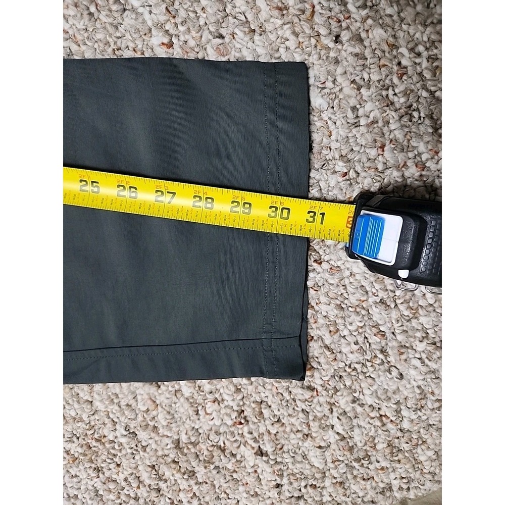 REI Men's Hiking Pants 32x31 Gray Nylon Outdoor Trail Travel Zip Pocket - Picture 5 of 10
